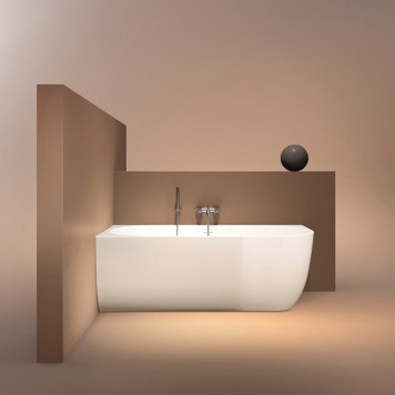 Gruppo Treesse Cora Ванна пристенная 170x75см, SX, акриловая, цвет: белый. V057BL00SX