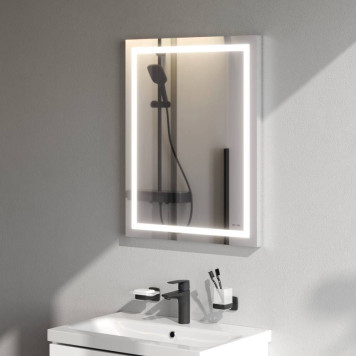 M91AMOX0551WG Зеркало с LED-подсветкой по периметру, 55 см-2