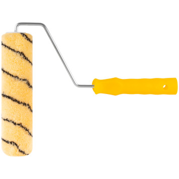 Валик полиакриловый, бежевый с черной полоской, диам. 40/61 мм; ворс 10,4 мм, 230 мм