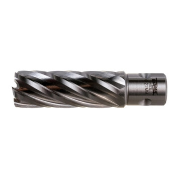 Сверло корончатое по металлу MESSER HSS 55L x 22-2