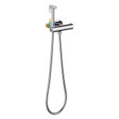 AQ1027CR ОБЕРОН комплект для гигиенического душа термостатический встроенный (смеситель + гигиеническая лейка + шланг) AQ1027CR