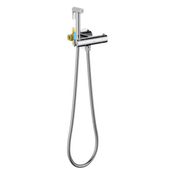 AQ1027CR ОБЕРОН комплект для гигиенического душа термостатический встроенный (смеситель + гигиеническая лейка + шланг) AQ1027CR