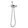 AQ1027CR ОБЕРОН комплект для гигиенического душа термостатический встроенный (смеситель + гигиеническая лейка + шланг) AQ1027CR