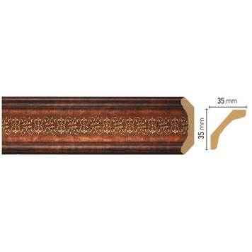 Плинтус потолочный DECOMASTER 167S-767 (35*35*2400мм)-1