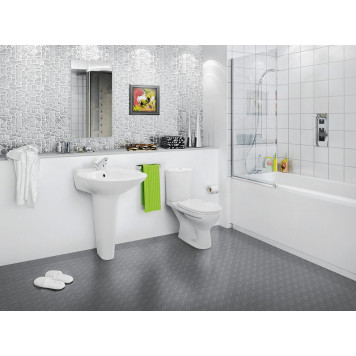 1P4013S0000BF Унитаз-компакт Ультра белый, сидение полипропилен (арт. 188013S0020B0), кос вып 1.P401.3.S00.00B.F-6