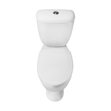 1P4017S0000BF Унитаз-компакт Воротынский белый, сидение полипропилен (арт. 188017S0020B0), кос вып 1.P401.7.S00.00B.F-2