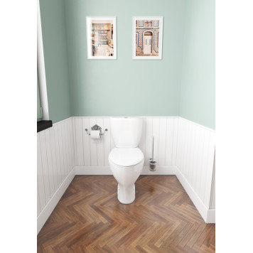 1P4017S0000BF Унитаз-компакт Воротынский белый, сидение полипропилен (арт. 188017S0020B0), кос вып 1.P401.7.S00.00B.F-8