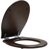 MS87NC CLASSIC Крышка-сиденье с микролифтом, петли хром, цвет грецкий орех (ТОЛЬКО С УНИТАЗАМИ) MS87NC