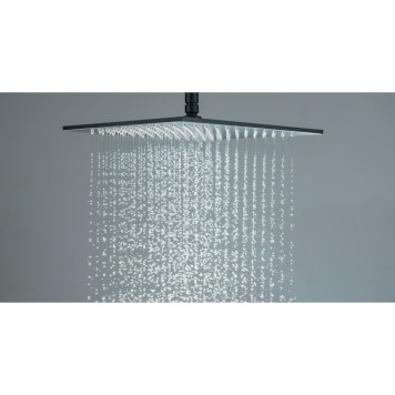 AQ2078MB квадратный верхний душ 3003007 мм, матовый черный AQ2078MB-2