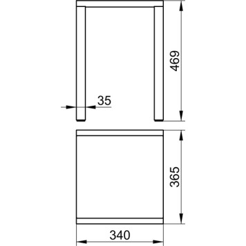 14982010037 PLAN Табурет, подходит также для душевой зоны, нагрузка: 100 kg, хром/темно-серый (RAL 7021) 14982010037-1