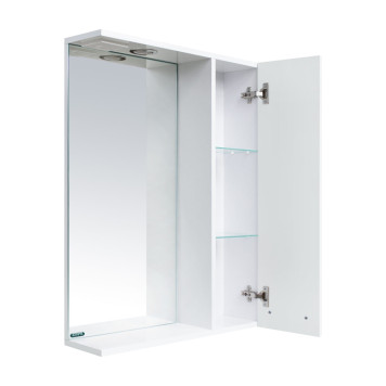 ЛАГУНА-01 Зеркало 605х800х176, бел ZLGN65-2