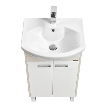 1A2108K1BAC20 Набор: 1A210801BAC20 Тумба-умывальник Бекка 50/ 1WH207781 Раковина Смайл 50 1A2108K1BAC20-2