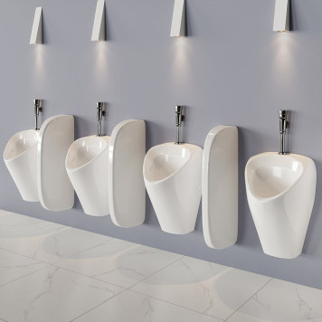 LONG Писсуар (без крепежа) (PS/Long/Mech/WHT.G/S1) PS/Long/Mech/WHT.G/S1-1