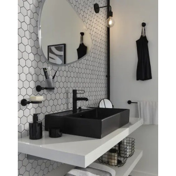 EXBH112-NGM Vivienne Vivienne, раковина-столешница, 60 см, матовая черная EXBH112-NGM-2