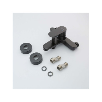 AQ1840MB НИКА смеситель для ванны, матовый черный AQ1840MB-3