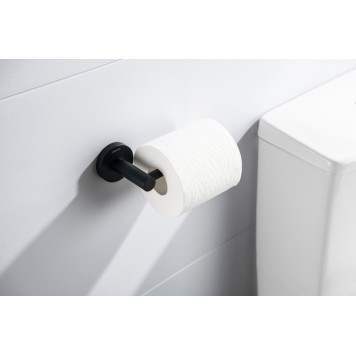 AQ4108MB ЕВРОПА бумагодержатель, матовый черный AQ4108MB-2