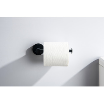 AQ4108MB ЕВРОПА бумагодержатель, матовый черный AQ4108MB-3