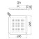 AD139/122CR верхний душ 24х24 см AD139/122CR