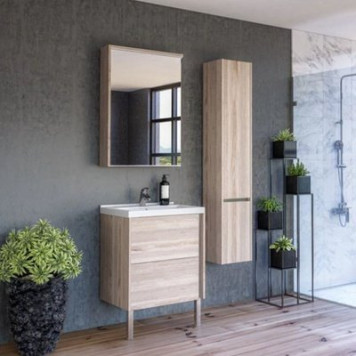 1A228302SX850 Зеркальный шкаф Стоун 80 сосна арлингтон 1A228302SX850-1