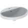 500.720.01.2 Geberit VariForm Раковина встраиваемая в столешницу овальной формы, 55х45 см, с отв. под смеситель, с отв. перелива 500.720.01.2