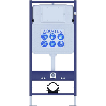 SET AQUATEK ЛУГАНО (рама AQUATEK Standard INS-0000012(без клавиши и крепежа)+унитаз ЛУГАНО AQ2002-00 с тонким сиденьем soft-close SET AQUATEK ЛУГАНО-9
