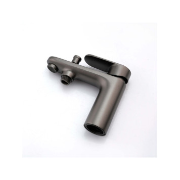 AQ1844BGM НИКА смеситель врезной на борт ванны на 1 отв., оружейная сталь AQ1844BGM-1