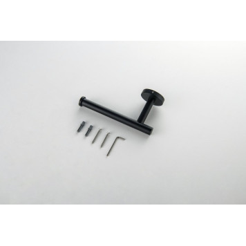 AQ4208MB ОБЕРОН бумагодержатель, матовый черный AQ4208MB-3