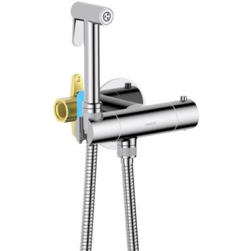 AQ1027CR ОБЕРОН комплект для гигиенического душа термостатический встроенный (смеситель + гигиеническая лейка + шланг) AQ1027CR-1