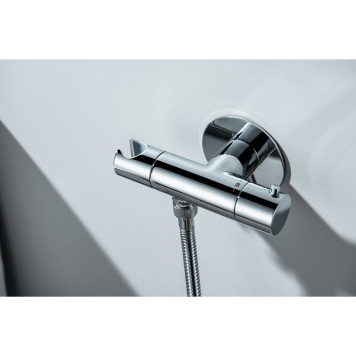 AQ1027CR ОБЕРОН комплект для гигиенического душа термостатический встроенный (смеситель + гигиеническая лейка + шланг) AQ1027CR-6