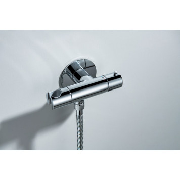 AQ1027CR ОБЕРОН комплект для гигиенического душа термостатический встроенный (смеситель + гигиеническая лейка + шланг) AQ1027CR-7