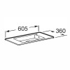 Roca Debba Compact Unik Раковина встраиваемая сверху 60x36см, с 1 отв., цвет: белый. 7.3279.9.H00.Y