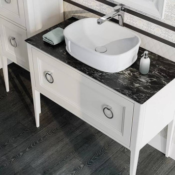 Kerama Marazzi Circo Раковина 50х36х13.5см., накладная, без отв., без перелива, цвет: белый глянцевый-2