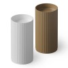 Dea Design Pedestal Basin Раковина 45х45х90см., напольная, без отв., Solid Surface, цвет: White №18. DD2803 450 18