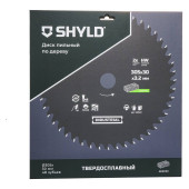 Диск пильный по дереву SHYLD твердосплавный 305х30 мм, 48 зубьев(20320)