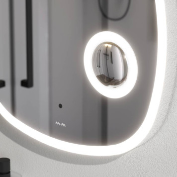 M8FMOX0553SA Зеркало с контурной LED-подсветкой, ИК сенсором и косметическим зеркалом, 55 см-3