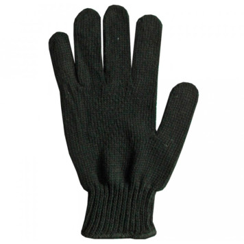 Перчатки х/б Зимние Мастер, с пвх чёрные, двойные