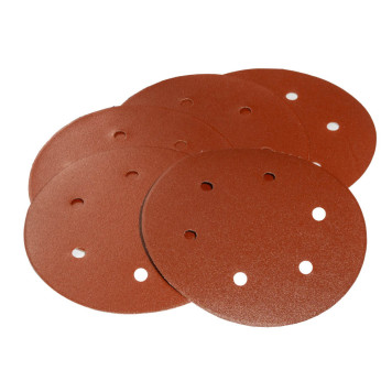 Шлифлист REDVERG к машине шлифовальной для стен и потолков 6 отверстий 225мм Р60 (5шт)(921201)-3