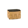 ADJ Корзинка Mini Bottega, 12x19xH13 см., цвет: горчичный/оливковый. 1012.40/55