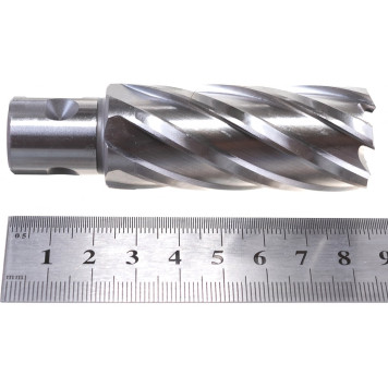 Сверло корончатое по металлу MESSER HSS 55L x 26-7