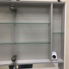 Roca The Gap Original Зеркальный шкаф 60x12.9x85см, с LED-светильником, блоком с розеткой, цвет: белый. Z.RU93.0.288.5
