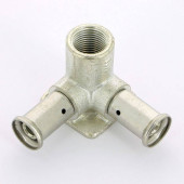 Водорозетка пресс-В проходная HENCO 16x1/2x16