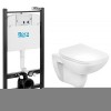 Roca Debba Унитаз подвесной Rimless, с инсталляционной системой, сиденье с крышкой тонкое, цвет: белый. 7.8931.0.497.0