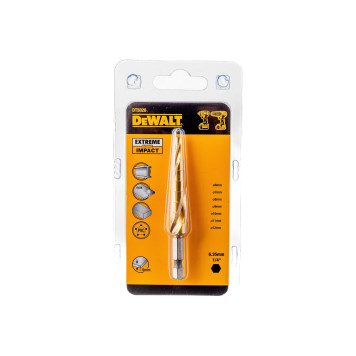 Сверло ступенчатое по металлу DeWalt EXTR IMPACT 4-12мм DT5026-4