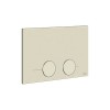 Gessi Technical Accessories Клавиша смыва для унитаза, двойная, для систем инсталляций TECE, цвет: Brushed Brass PVD. 54617#727