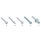 Шуруп для бетона, BIS TSM, T40, E8x80 мм (упаковка=50 шт)