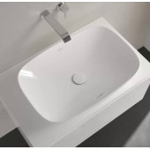 Раковина, Villeroy Boch, Loop Friends, шгв 620-420-120, отверстия для смесителя-отсутствуют, цвет-альпийский белый (белый Alpin)