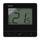 Умный терморегулятор ZigBee/868 МГц, 230В, чёрный