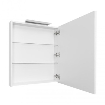 Roca Oleta Зеркальный шкаф 60х70см, DX, c LED-светильником, цвет: белый матовый. A857646501-1
