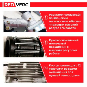 Триммер бензиновый REDVERG Basic GB52C-13