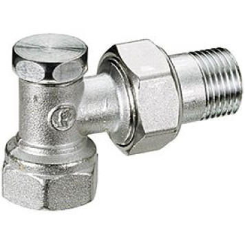 Вентили для радиаторов Клапан угловой отсечной R16D2, 3/4, хромированный GIA R16DX004